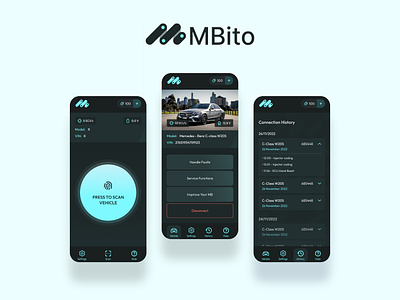 Mbito branding & app design app app design brand identity branding design figma graphic design identity logo mobile mobile app mobile design ui uiux user experience user interface ux