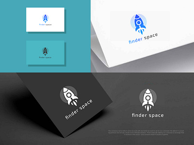 Finder space logo design. Racket logo. space logo astronaut astronomy elonmusk falconheavy gravity mars moon rocket rocketlaunch space