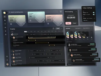 Task Management Tool Design UI dashboard dashboard design data data visualization design design inspiration design trends designer digital features interactions interface responsive task management ui ui design ui ux user interface ux