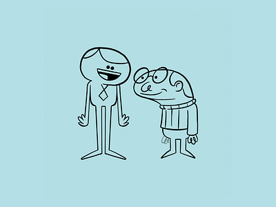 Owain & Nye animation character design dementia illustration
