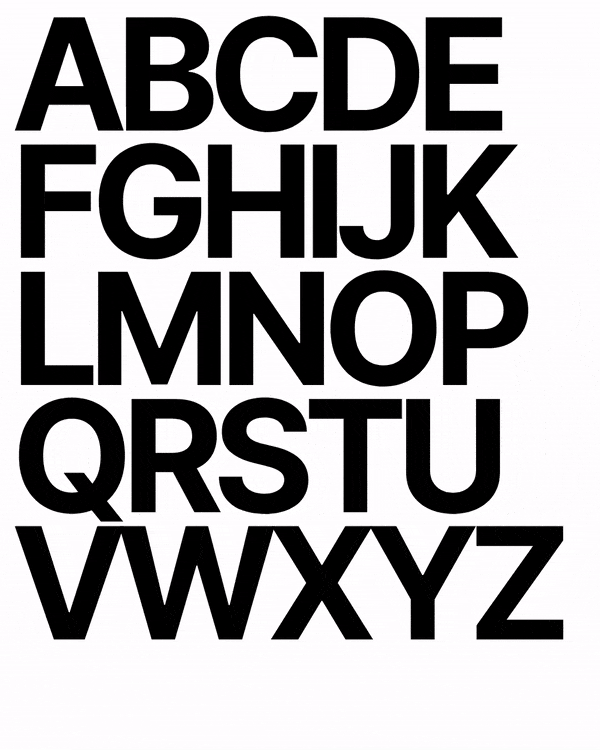 Alphabet by stuver on Dribbble