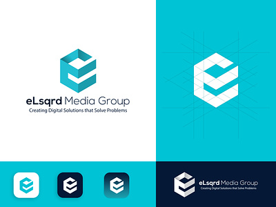 eLsqrd Media Group Logo Design branding design design graphics design graphicsdesign illustration logo logo design logodesign sudiptaexpert