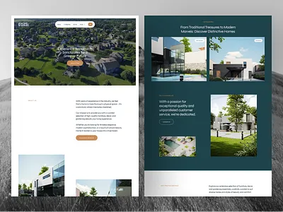 Home & Garden - Real Estate Website booking clean estate fresh house housing housingarea landing landingpage layout modern realestate slab slabdsgn website