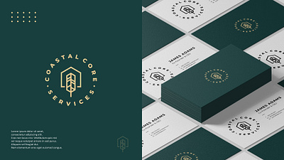 Coastal Core Services Logo Design + Business Card africa america app branding care child concept design graphic design house illustration institute logo nonprofit old oldpeople people person safe sale