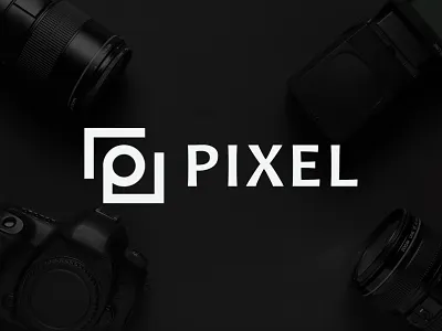 Pixel Logo brand brand mark branding branding identity concept flat icon icon design illustration logo logo design logo designer logo mark mark minimal modern photography photography logo simple