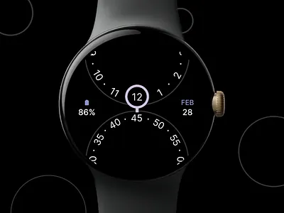 Orbit - Minimal Watch Face app minimalistic watch face