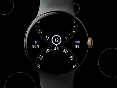 Orbit - Minimal Watch Face app minimalistic watch face
