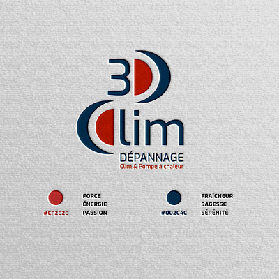 Logo 3D Clim logo