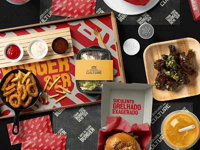 Burger Mockups branding bundle burger design download fastfood identity logo mockup mockups packaging psd restaurant template typography