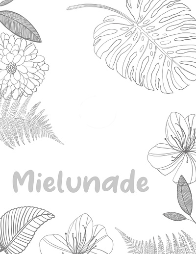 Mielunade Planner digital art digital planner graphic design illustration typography vector