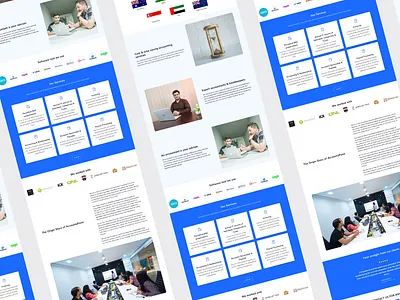 Accounts Point Website UI Design design landing page logo product design ui uiux ux visual design website design