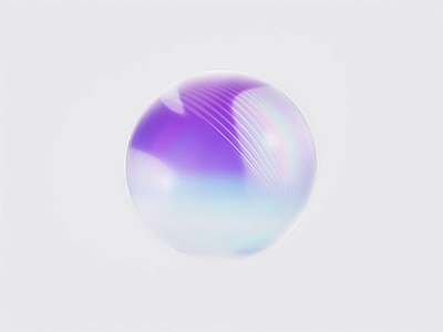 Sphere: Process 3d animation blockchain c4d crypto finance fintech glass loading motion particles payment process purple renua send sphere water wave web3