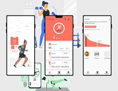 daily ui challenge workout of the day app branding design graphic design ui ux work out of the day workout workout design