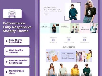 Tstarz - T-shirt Multipurpose Fashion Shopify 2.0 Theme css3 design html5 responsive design shopify shopify theme web design