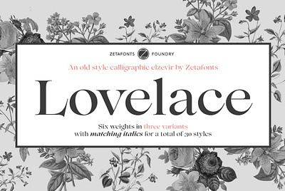 Lovelace - 30 fonts swash