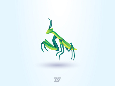 Praying Mantis 3d amazing logo animal art branding colorful creative design gradient logo graphic design grasshopper green illustration logo logos mantis modern nature praying mantis symbol