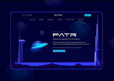 PATR Cyberpunk theme app design graphic design illustration logo typography ui ux vector