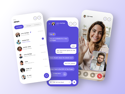 Chat App UI/UX📱💬 chat app chat mobile app chatting chatting app coversation group chat instant messaging message message app mobile app mobile app design social media social media app social networking uiux video call voice call whatsapp