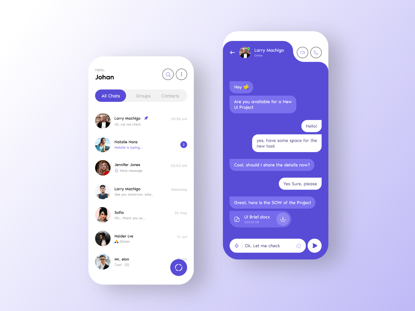 Chat App UI UX By Excellent Webworld On Dribbble chat-app-ui-ux-by-excellent-webworld-on-dribbble