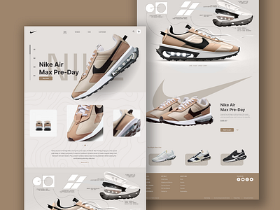 Nike - Sneaker Store | Landing Page figma landing page nike store ui ux website
