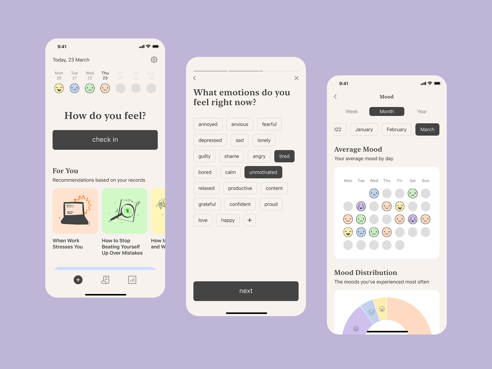 Journal App for Therapy and Mental Health by Victoria Aleksandrova on ...
