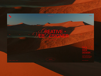 Personal website | Experiment ✌️ branding creative design digital studio fonts home page design homepage personal branding personal website redesign refonte search selected work typographies ui ui design uiux web designer webdesign website