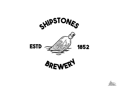 Shipstones Brewery adobe branding design graphic design illustration illustrator logo