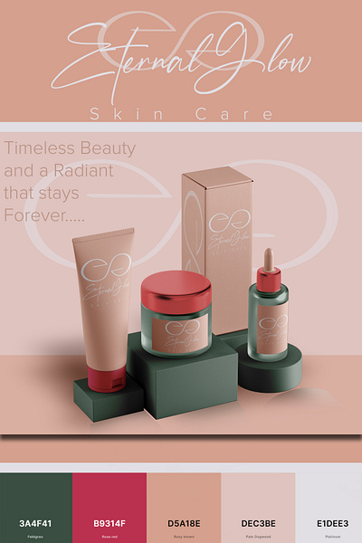 Mock Up design For Skin Care product branding design design art digitalart illustration logo vector