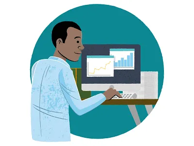 Peoplehawk Illustrations – New Ambition ambition desktop driven graphic design hard work it programming