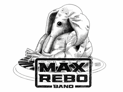 Max Rebo band band black boba fett illustration max music rebo star wars