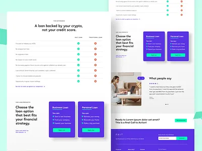Salt landing page landing page ui uxui visual design