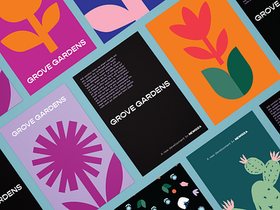 Grove Gardens beyond aesthetics brandidentity branding dartboards design graphic design illustration logo logo design stationary