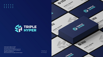Triple Hyper Logo Design & Business Card app branding business complex dubai graphic design illustration japan korea logo minimal modern monogram newyork qatar shopisticated simple sleek startup vector
