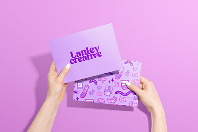 Lanley Creative Agency Social Media Management| Design By Ayelet art artwork branding design digital art digital illustration graphic design illustration logo ui