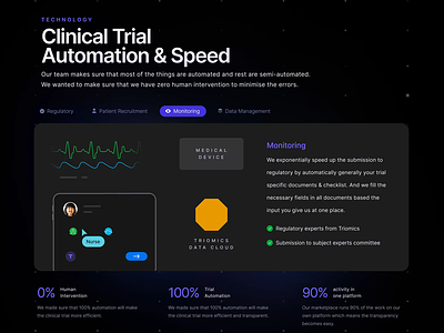 Data Monitoring Animation 3d animation baspixels branding clinical trials graphic design illustration motion graphics udhaya ui webdesign