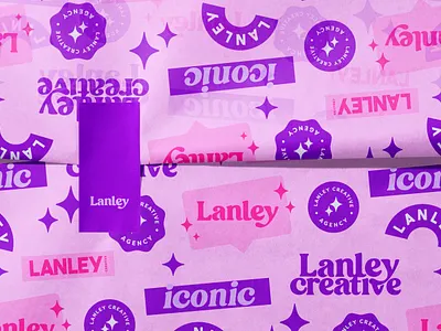 Lanley Creative Agency Social Media Management| Design By Ayelet art artwork branding design digital art digital illustration graphic design illustration logo ui