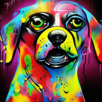 happy dog 3d animation branding design graphic design illustration logo motion graphics ui ux vector