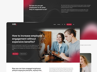 🤖 AIA Business | Landing page for AI-powered mobile app ai app artificial artificial intelligence cart checkout clean landing page lp minimal mobile app saas saas product tech ui ux web web design website