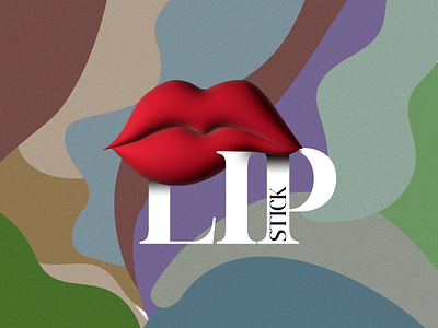 Lipstick branding design graphic design illustration logo typo typography ui ux vector