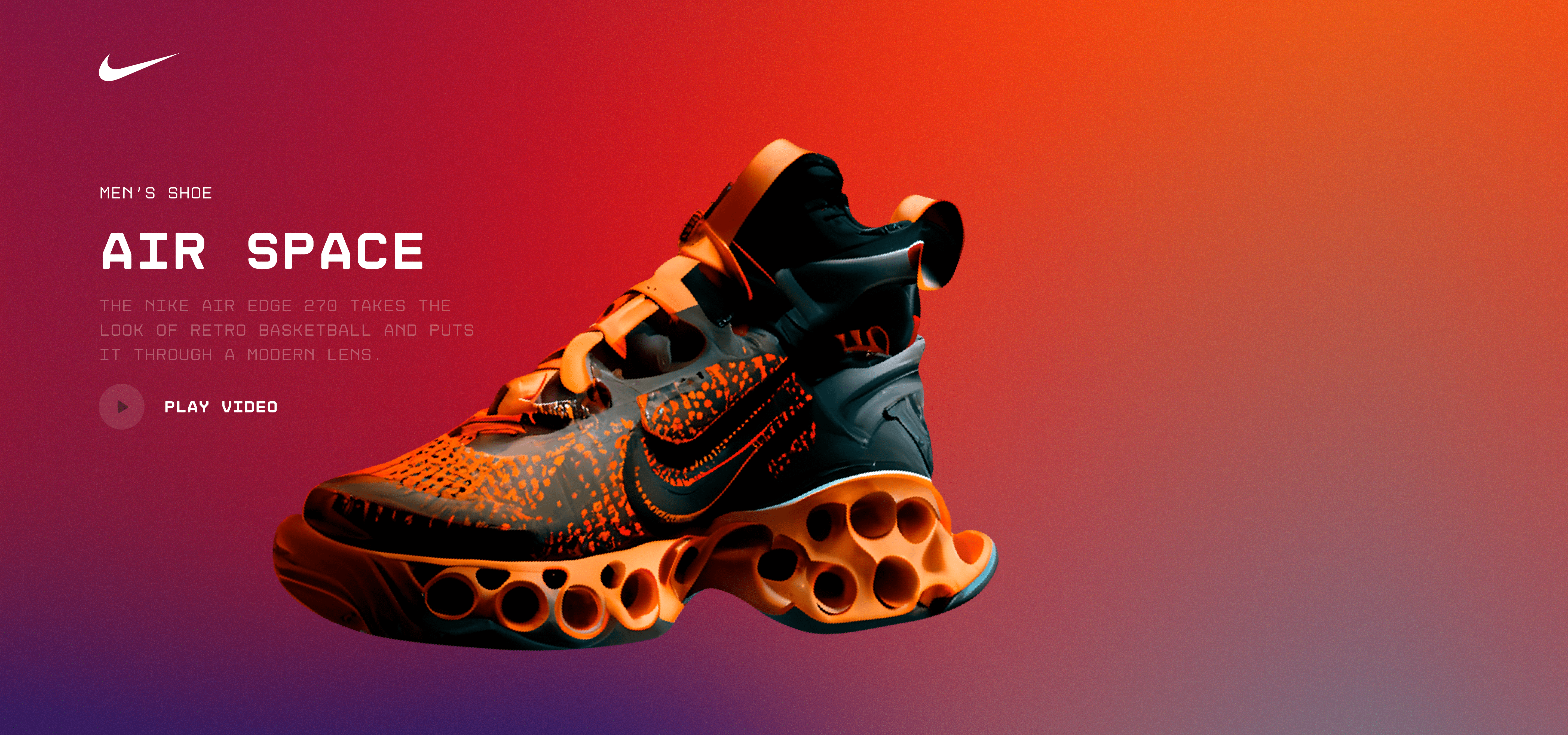 NIKE 2048: Futuristic Web App airmax app design ecommerce jordan market nike shoes ui ux web