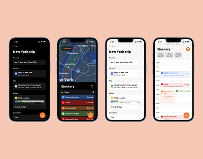 Caribou: A trip-planning app designed to maximize customization mobile design ui user centric ux