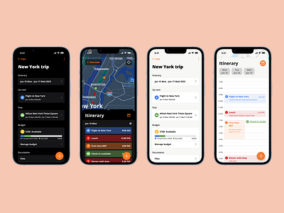 Caribou: A trip-planning app designed to maximize customization mobile design ui user centric ux