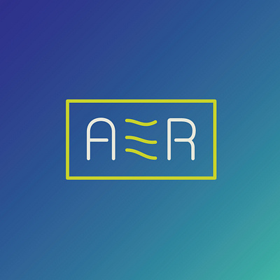 AER Logo Design branding design energy green logo