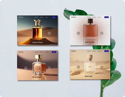 Perfume website UI Design branding design figma ui ui ux user experience wireframe