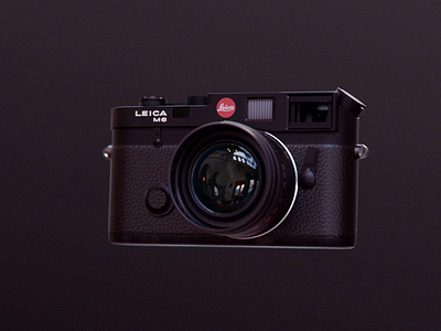 Little Red Dot 🔴 3d animation camera cinema4d design film leica loop m6 motion red dot redshift