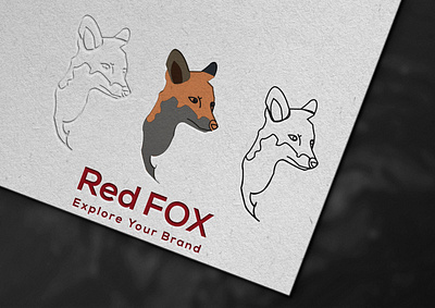 Today's Challenge: Fox Logo brand identity branding design graphic design illustration illustrator logo logo design ui vector