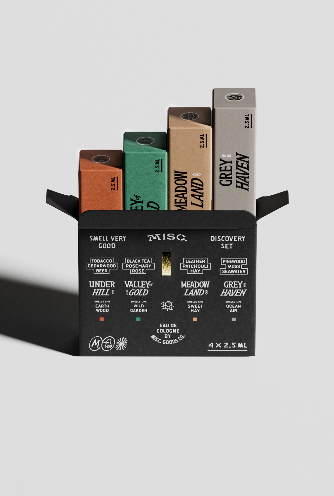 Discovery Set branding design graphic design packaging typography