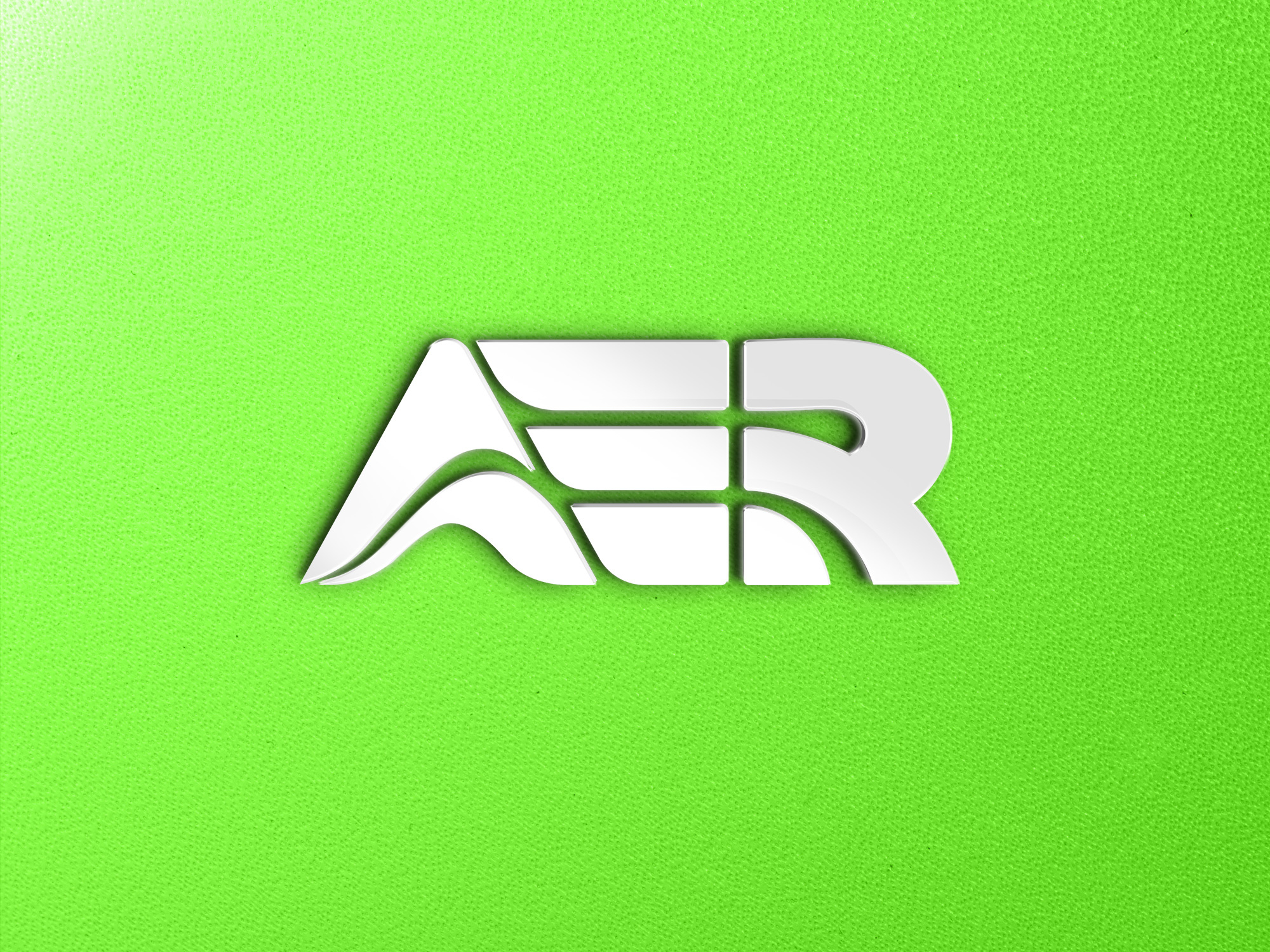 AER Logo Redesign automotive brand branding car design electric energy graphic design green logo rideshare