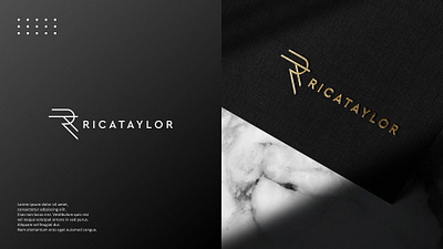 Rica Taylor Logo Design & Business Card app branding create custom design feminime graphic design illustration leather logo make sleek taylor textile ui ux vector