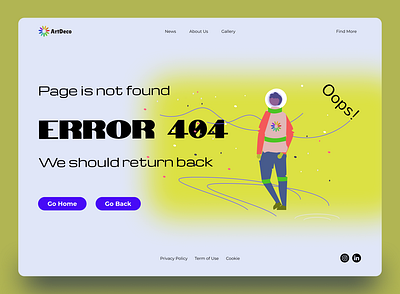 404 PAGE design graphic design uiux